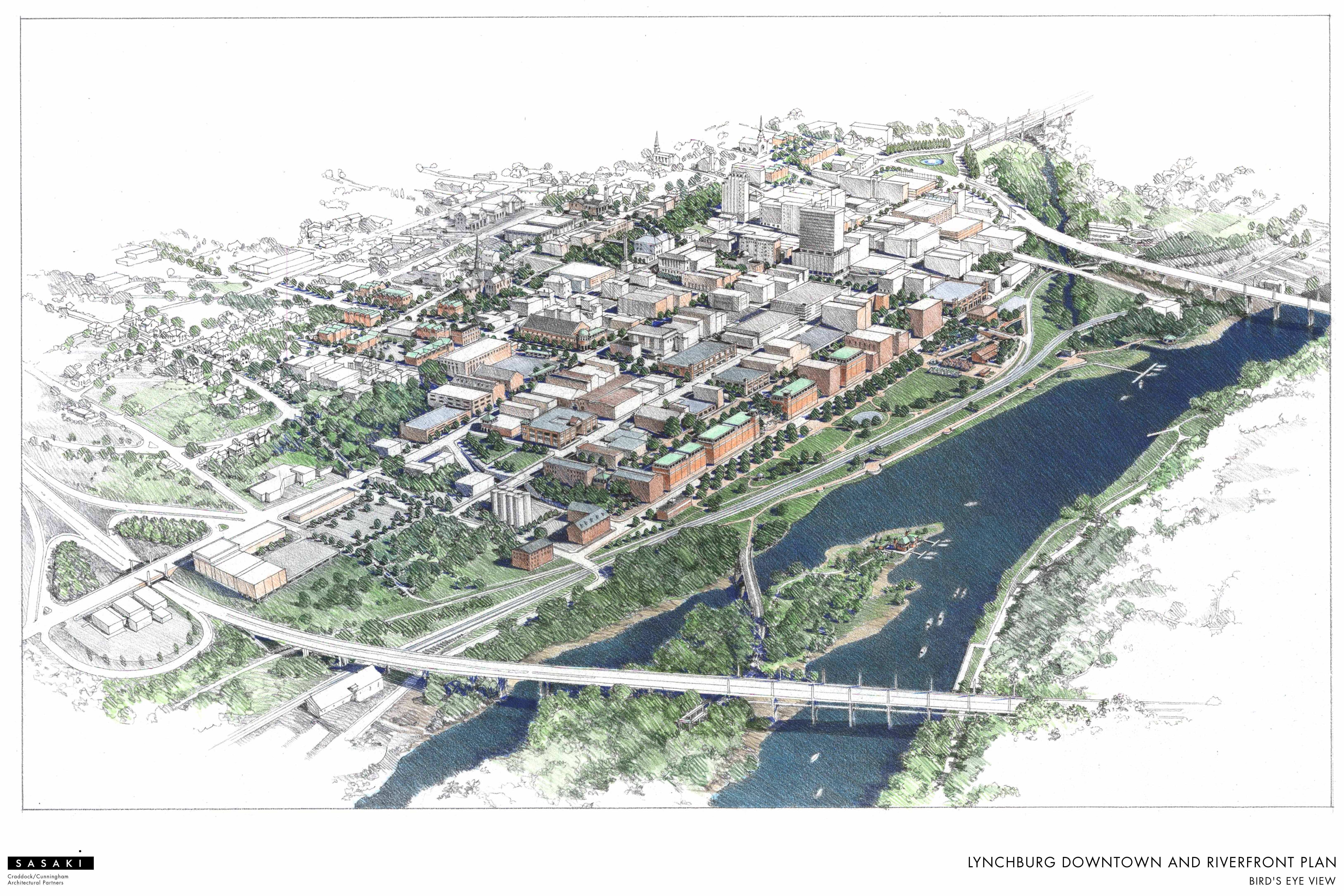 Downtown & Riverfront Master Plan | Architectural Partners 